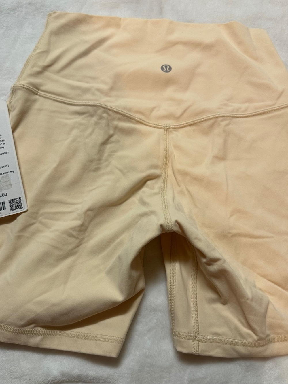 lululemon butter cream shorts